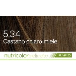 Bios Line Biokap Nutricolor Tinta Delicato Rapid 135 ml - 5.34 CASTANO CHIARO MIELE 