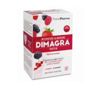 PromoPharam Dimagra® Protein Gusto Red Fruit 10 buste