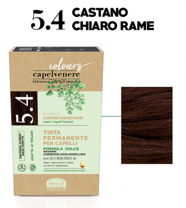 Helan CAPELVENERE COLOURS Permanent Hair Dyes - 5.4 Castano Chiaro Rame